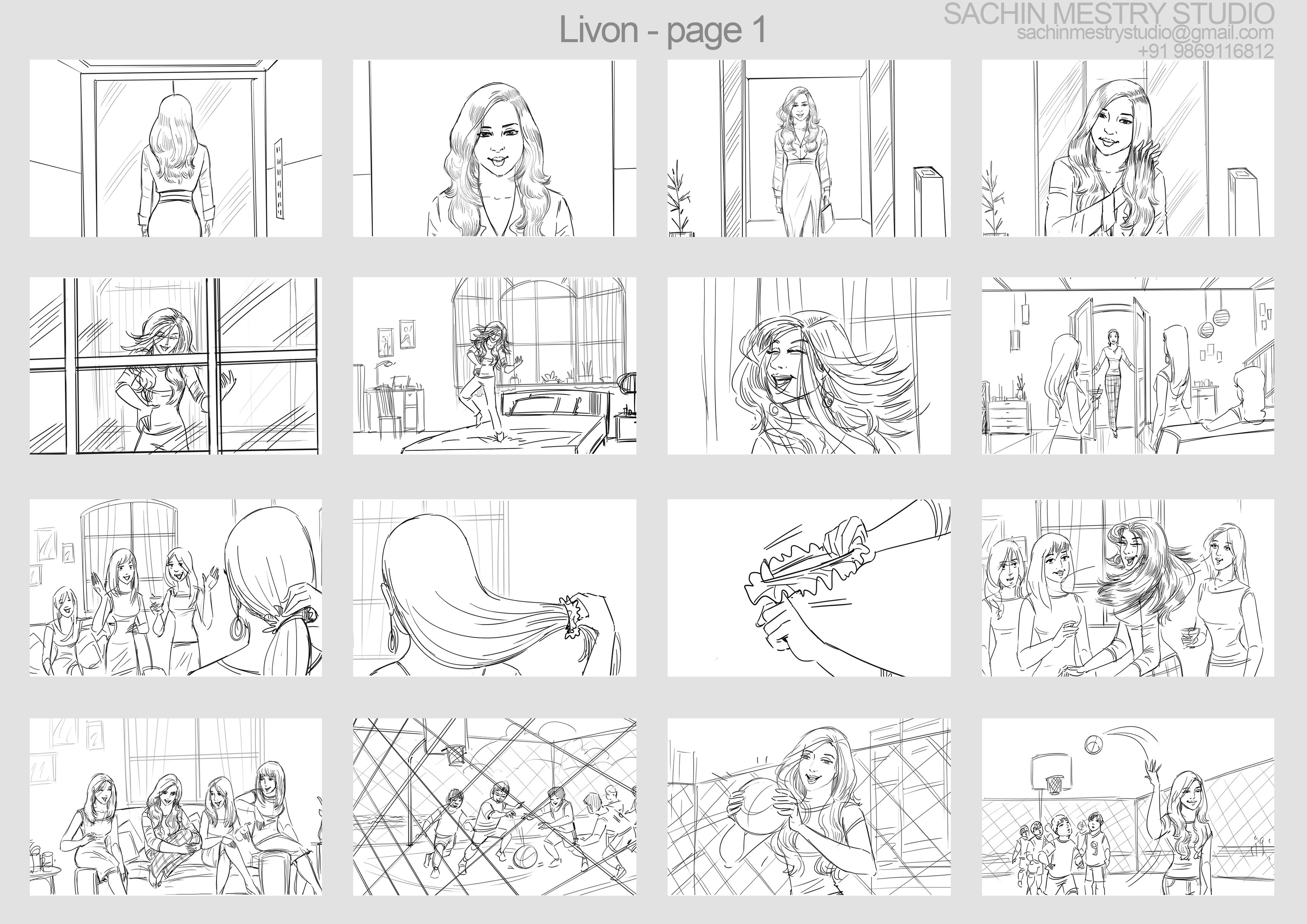 Storyboard for: Livon (Page-1)